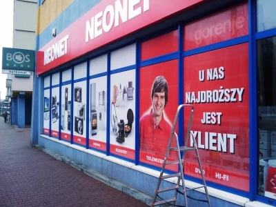 Druk na folii OWV, druk grafiki na folii do okien.