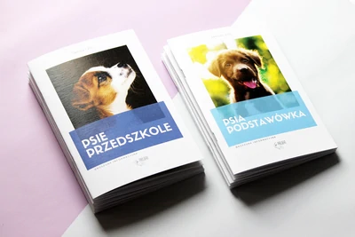 Druk katalogów szytych.