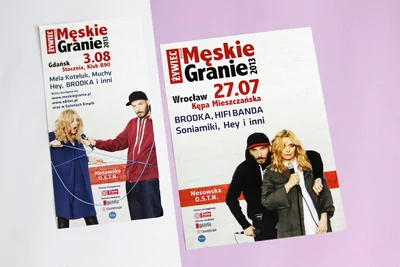 Druk ulotek, różne formaty.