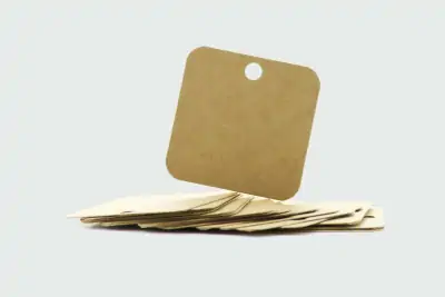 Metki i zawieszki papier kraft.